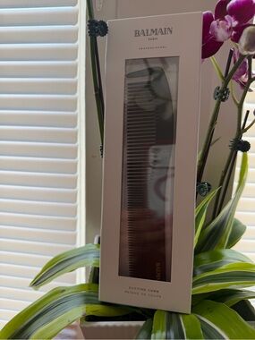 Balmain Men's Cutting Comb - Dark Brown and Black